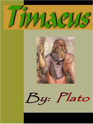 cover image of Timaeus - PLATO